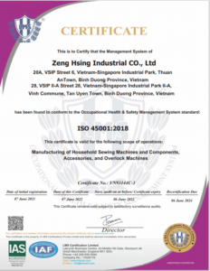 ISO 45001-2018 (ZHV 20210607~20240606) EN